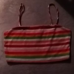 Rainbow crop top